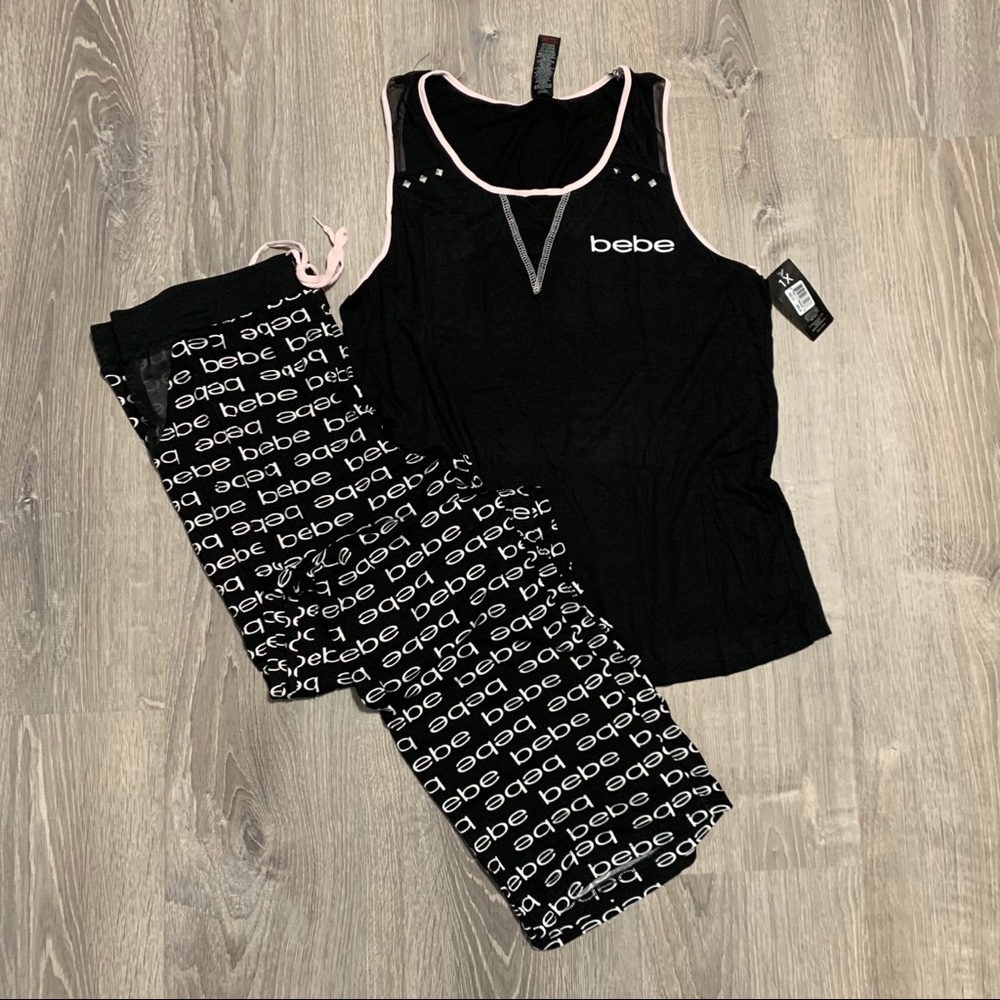 NWT Bebe 2PC Pajama Set - Picture 3 of 6